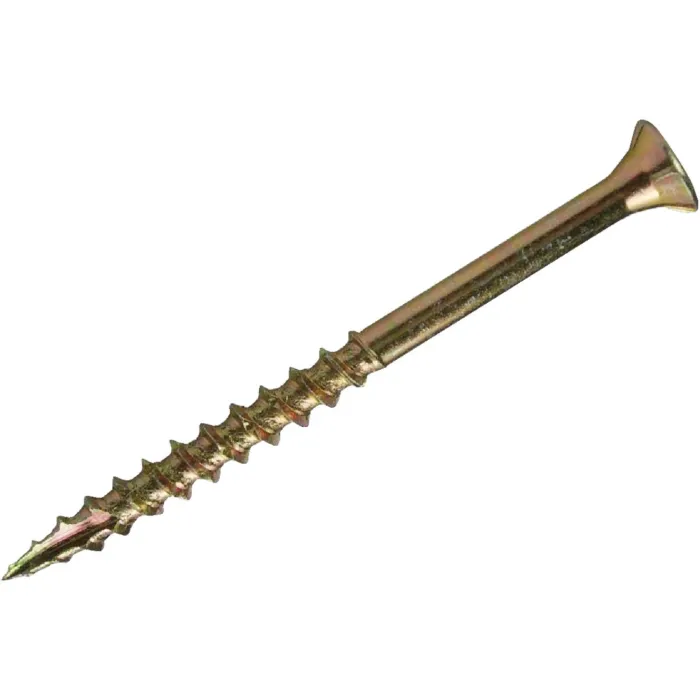 Grip-Rite #9 x 3" T-25 Star Drive, Construction Screw, Yellow Zinc (Bulk Box  5 lb)