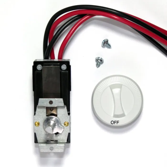 Cadet Com-Pak 22 Amp 2 Pole Built-in Thermostat Kit (White)