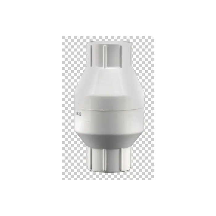 Jones Stephens 1-1/4" Inline PVC Check Valve, Solvent Ends