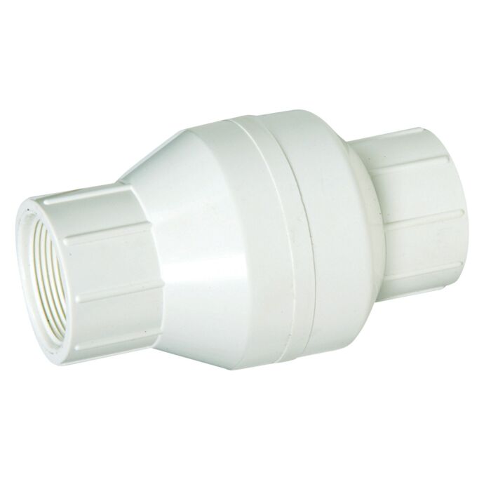 Boshart Industries 1-1/2" PVC SPRING LOADED C/V THREADED NPT