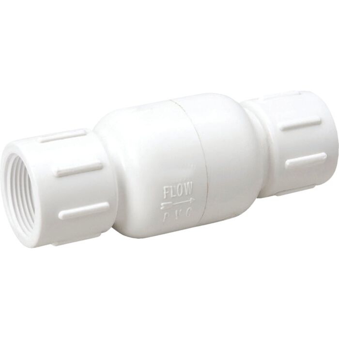 Boshart Industries 1-1/4" PVC SPRING LOADED C/V THREADED NPT
