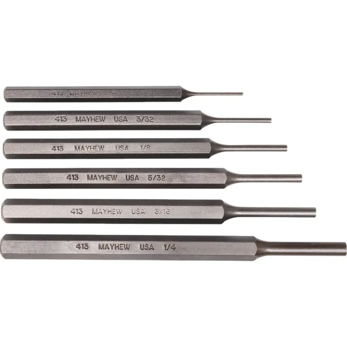 Dasco Mayhew Tools Pin Punch Set (6-Piece)