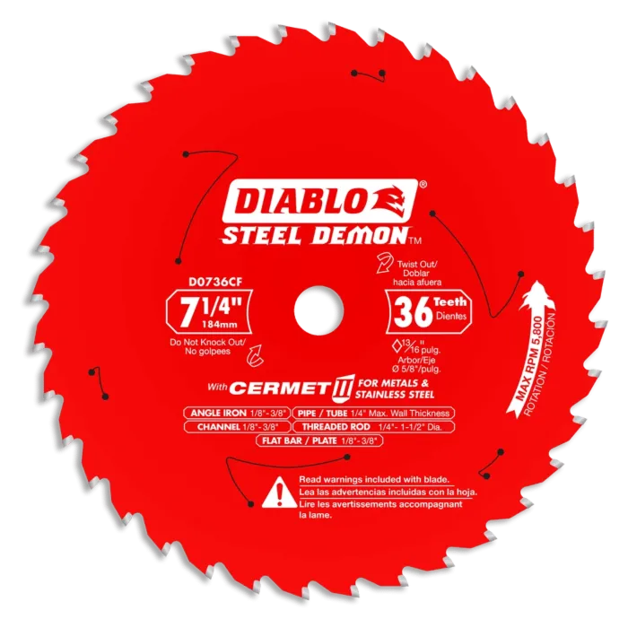 Diablo Tools freud® 7-1/4 in Cermet II Cermet II Circular Saw Blade