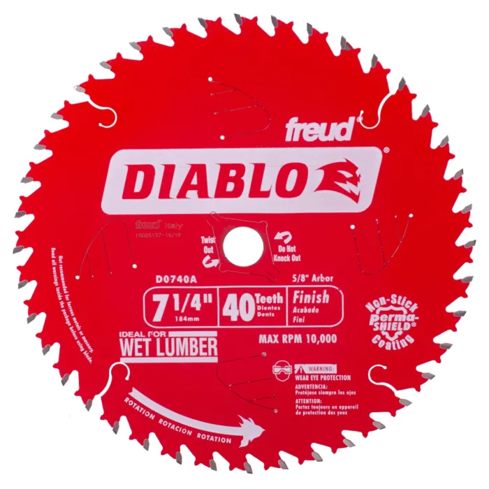 Diablo Tools 7-1/4 in. x 40 Tooth Finish Saw Blade