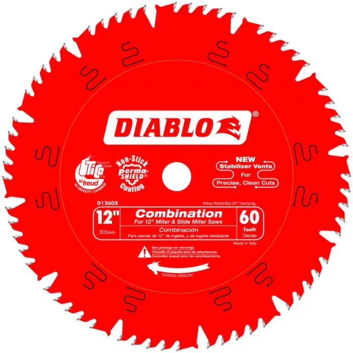 Diablo Tools 12 in. x 60 Tooth Combination Saw Blade