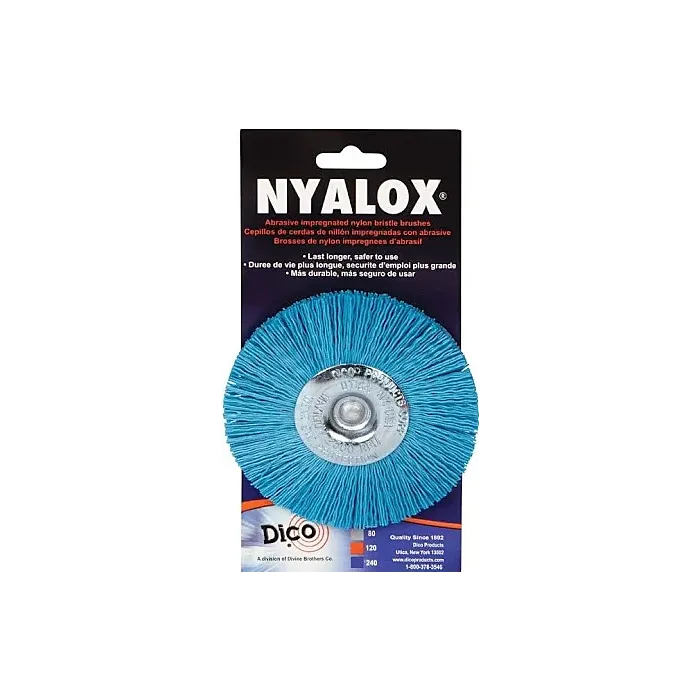 Dico 240 g Nyalox Wheel Brush (Blue) 3 in.