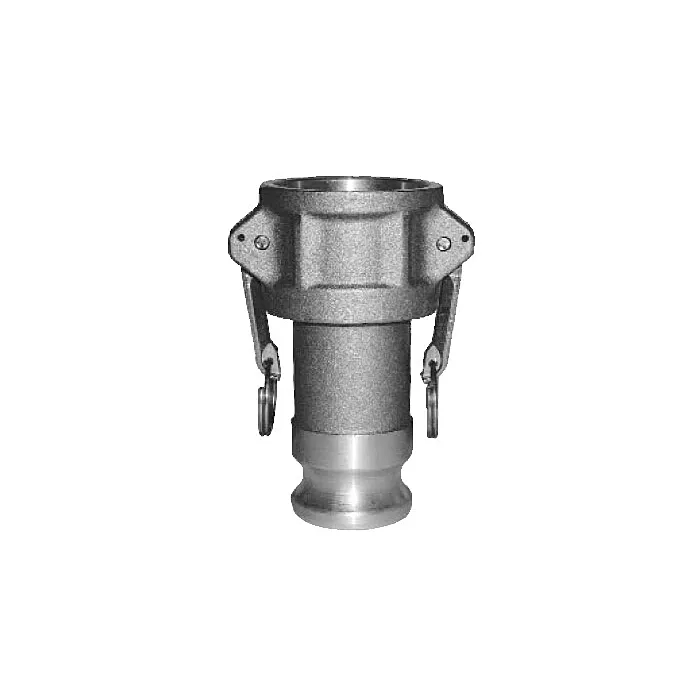Jason Megadyne 3" Female Camlock x 2" Male Camlock Adapter, Aluminum