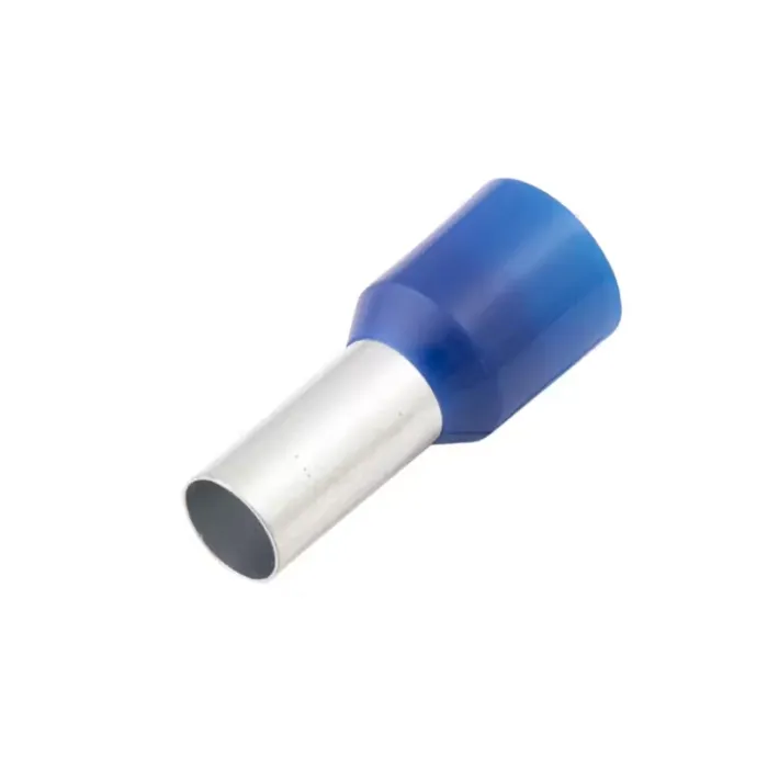 Del City 6 Ga Insulated Wire Ferrule (Blue - 100pk)