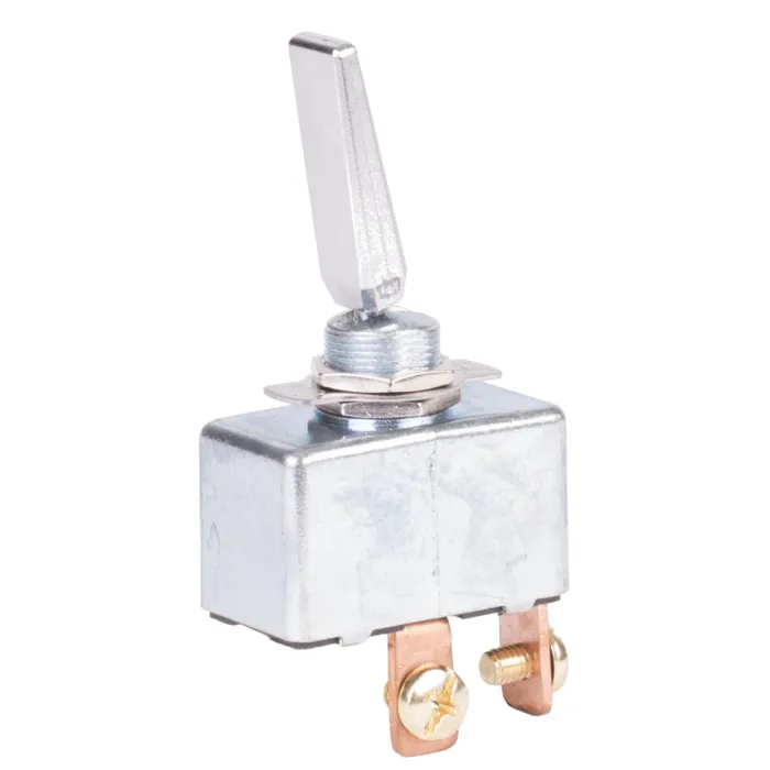 DC SPST ON-OFF Toggle Switch w/ Chrome Handle