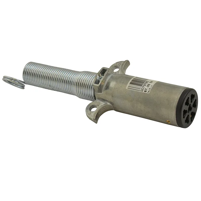 DC Del City DC 73725 Male & Female Metal 7-Way Plug Trailer Connector