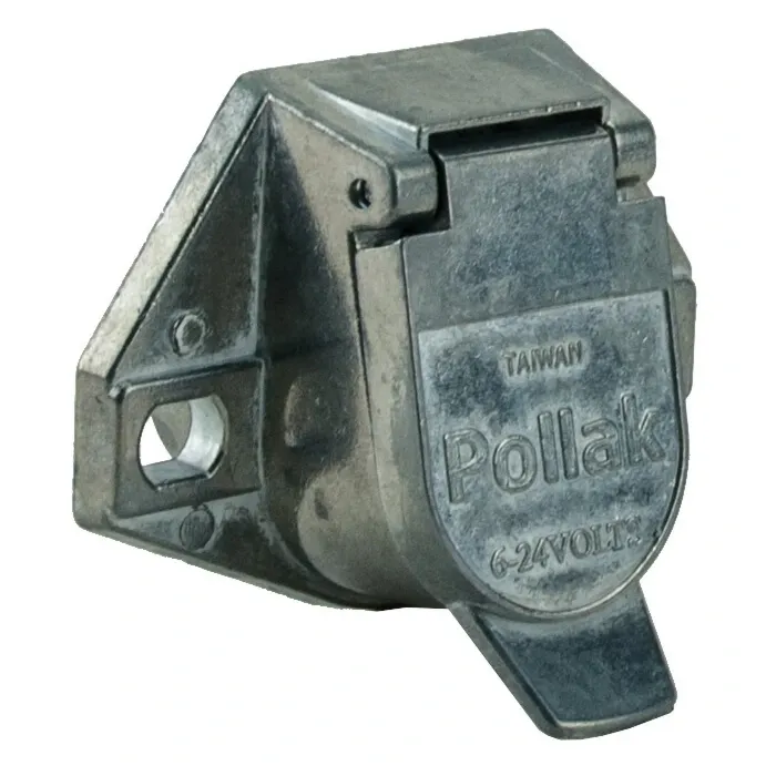 DC Del City DC 73735 Female Metal 7 Flat Trailer Connector