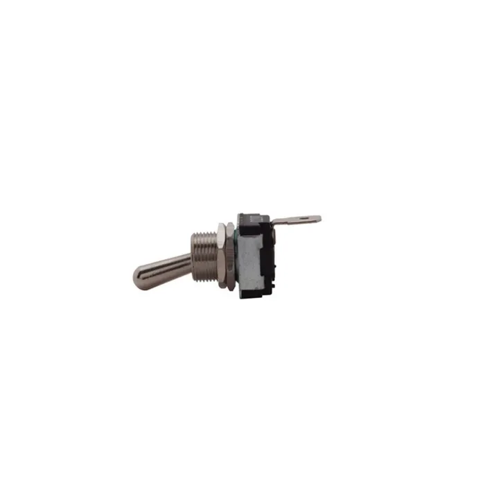 DC SPST On-Ground Shorting Toggle Switch, Flat Terminal