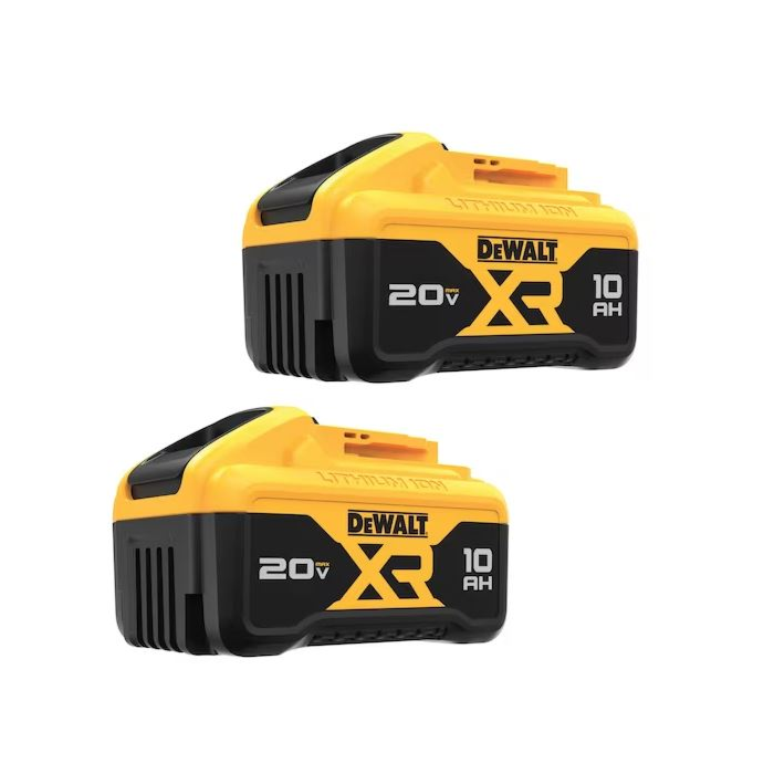 DEWALT 20V Max 10.0 Ah Lithium Ion Battery (2pk)