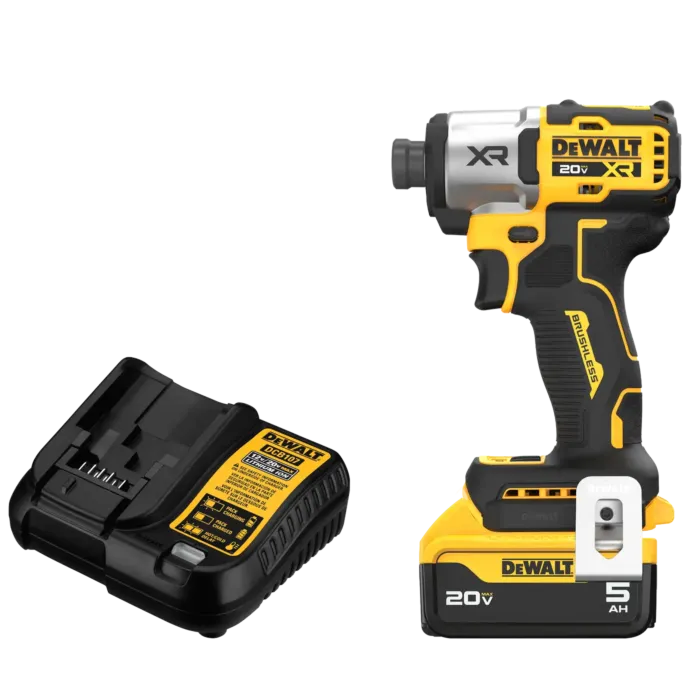 DEWALT 20V MAX* XR® Brushless Cordless 3-Speed 1/4 in. Impact Driver Kit