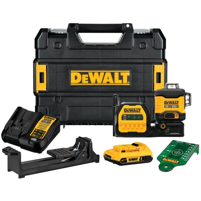 Dewalt DEWALT 20V MAX* XR 3 x 360 Green Laser (Kit)
