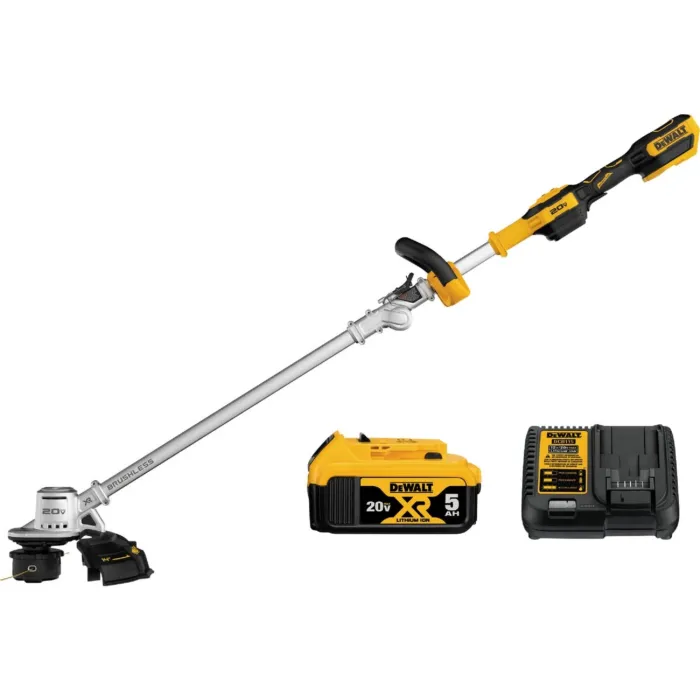 DEWALT 20V MAX 14 in. Brushless Folding Cordless String Trimmer (Kit)