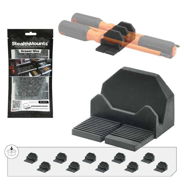 StealthMounts Drawer Hive Screwdriver Holder