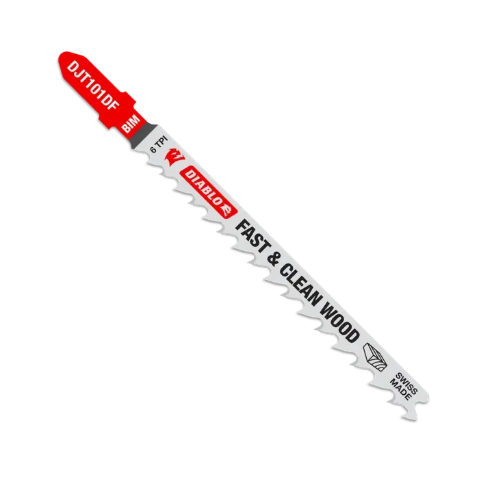 Diablo Tools 6TPI Bi-Metal Jig Saw Blades for Wood (5pk) 4 in.