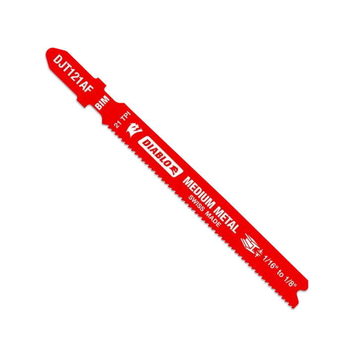 Diablo Tools 21TPI Bi-Metal Jig Saw Blades for Medium Metal (5pk) 3-5/8 in.