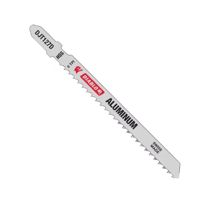 Diablo Tools T-Shank 8 TPI Steel Jig Saw Blade for Aluminum (5pk) 4 in.