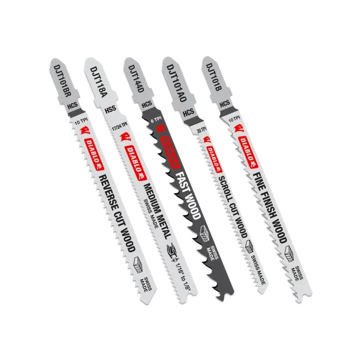 Diablo Tools Jig Saw Blade Set for Wood & Metal (5pc)