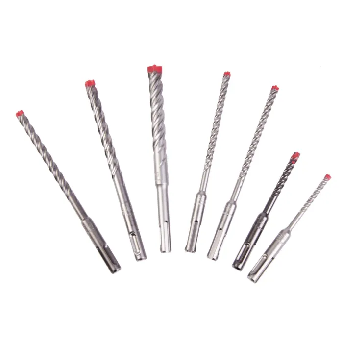 Diablo Tools 7pc Rebar Demon™ SDS-Plus 4-Cutter Full Carbide Head Hammer Bit Set (7-Piece)