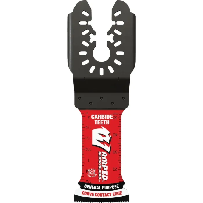 Diablo Tools AMPED™ Demo Demon™ Universal Fit Carbide Teeth Oscillating Blade for General Purpose Cuts (3pk) 1-1/4 in. x 2-1/8 in.