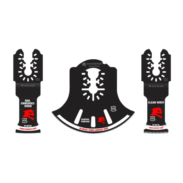 Diablo Tools 3 pc Universal Fit Bi-Metal Oscillating Blade Set (3-Piece)