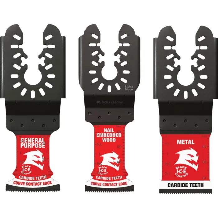 Diablo Tools AMPED™ Demo Demon™ & AMPED™ Steel Demon™ Universal Fit Carbide Oscillating Blade Set (3pc)