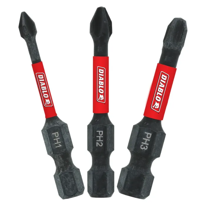 Diablo Tools 2 in. Phillips Drive Bit Assorted Pack (3-Piece)