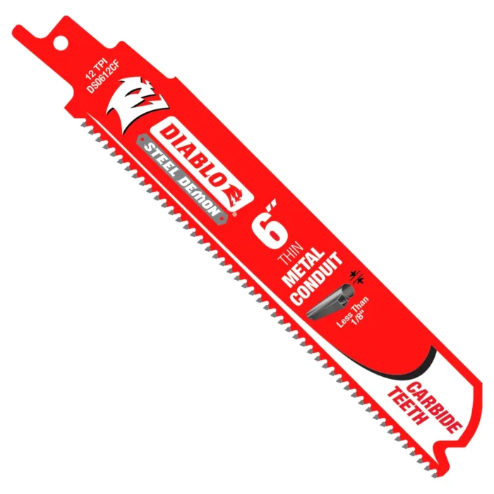 Diablo Tools 6 in. Steel Demon Carbide Blades for Thin Metal Conduit Cutting