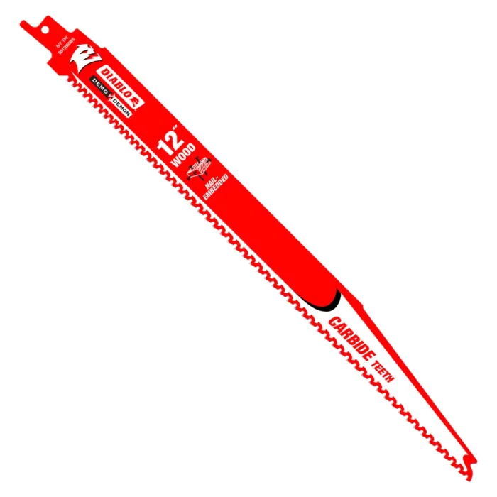 Diablo Tools 12 in. Demo Demon Carbide Recip Blade for Nail-Embedded Wood (10-Pack)