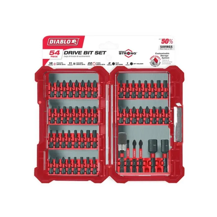 Diablo Tools 54 pc Screwdriving Set (54-Piece)