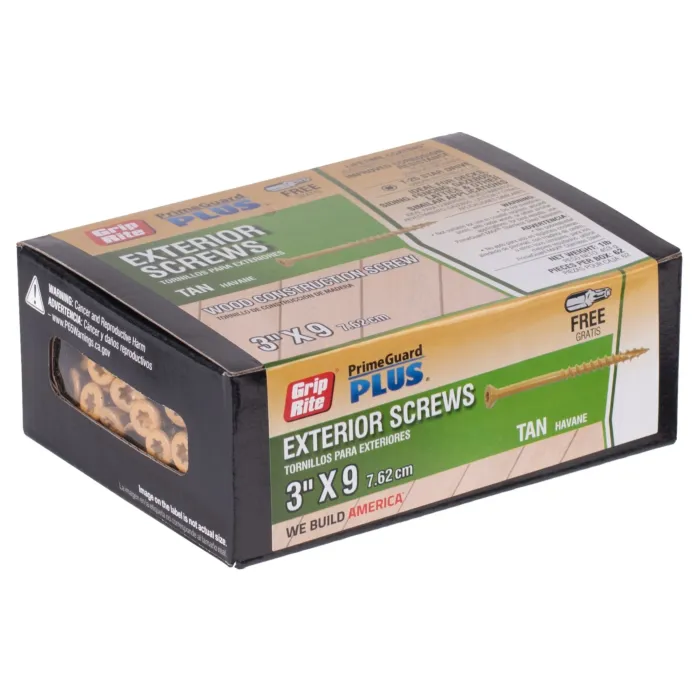 Grip-Rite #9 x 3" T25 Star Deck Screw 1 lb
