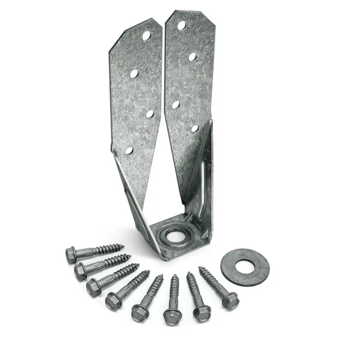 Simpson Strong-Tie DTT2Z® ZMAX® Galvanized Deck Tension Tie for 2x w/1-1/2 in. SDS Screws