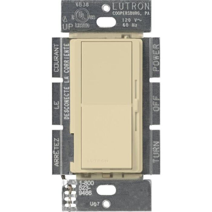 Lutron Fan Control 3S 3W Decora Ivory