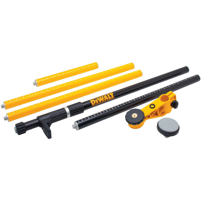 Dewalt Laser Level Mounting Pole, 1/4-Inch Base