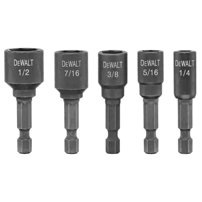 Dewalt Impact Ready Magnetic Nut Driver Set (5pc)