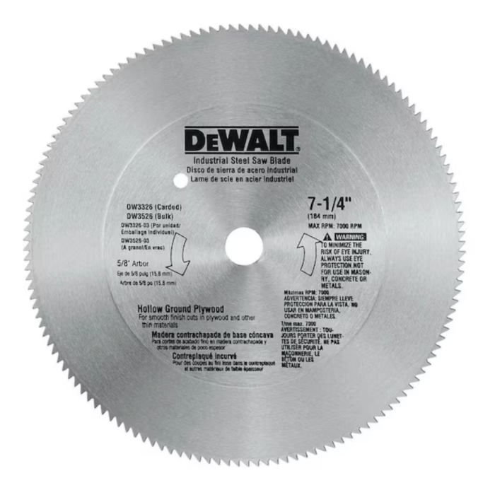 DEWALT 140T Circular Saw Blade - 7-1/4 in.