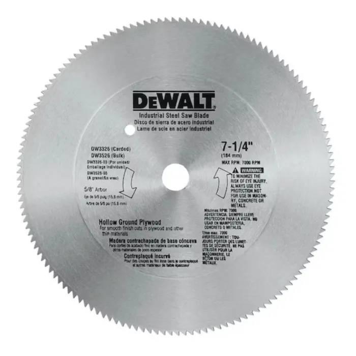 DEWALT 140T Circular Saw Blade - 7-1/4 in.