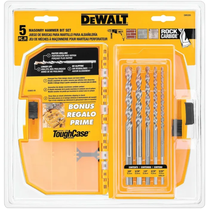 Dewalt Percussion Set w/ Tough Case (5pc)