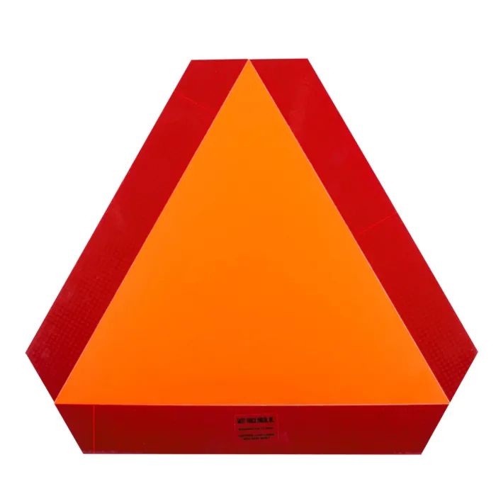 Safety Vehicle Emblem Inc Decal Retro Slow Moving Vehicle Sign