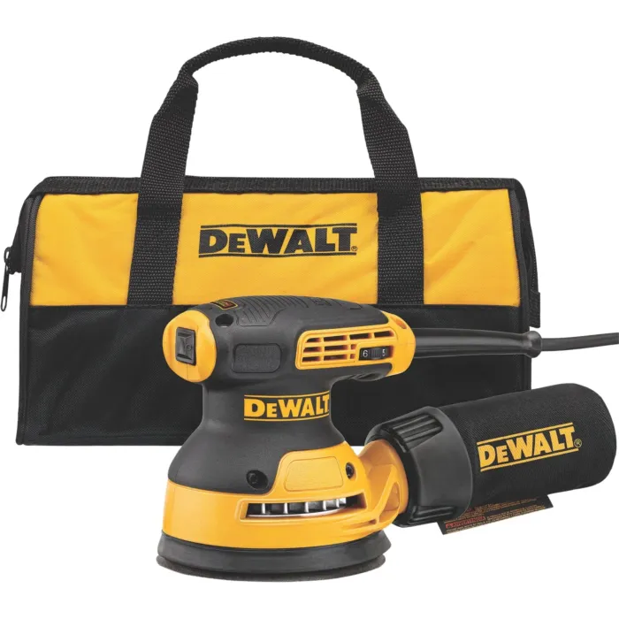 DEWALT 5 in. Variable Speed Random Orbit Sander Kit - H&L Pad
