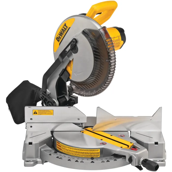 Dewalt DEWALT 12-Inch Miter Saw, 15-Amp, Single Bevel, Compound