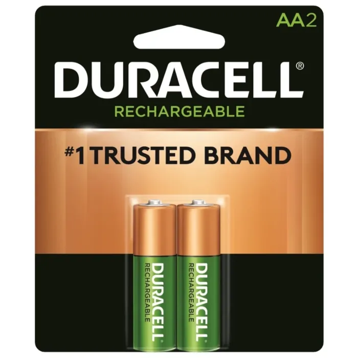 Duracell AA NiMH Rechargeable Battery (2 Pack)