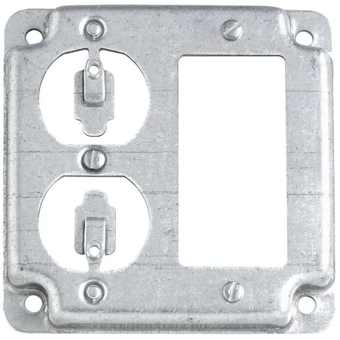 Southwire GFI Outlet and Duplex Outlet Square Device Cover - 4 in. x 4 in.