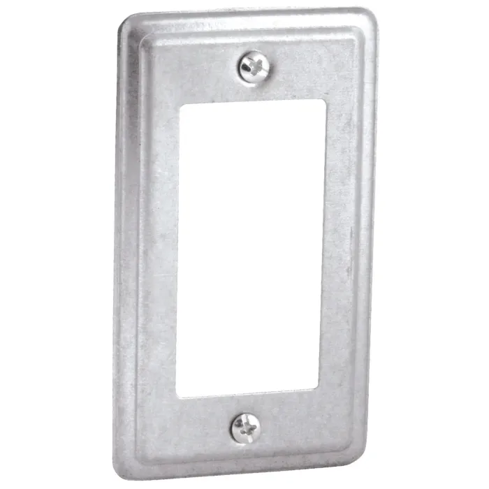 Southwire 1 Gang Steel GFCI or Decorator Opening Handy Box Cover