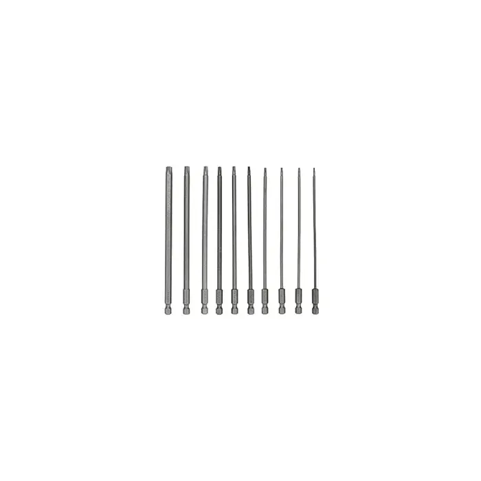 Enkay 1/4 in 10 Pieces 6 in Tamper Proof Screwdriver Bit Set