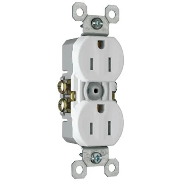 Pass & Seymour Trademaster® TR WR DUP REC 15A/125V W