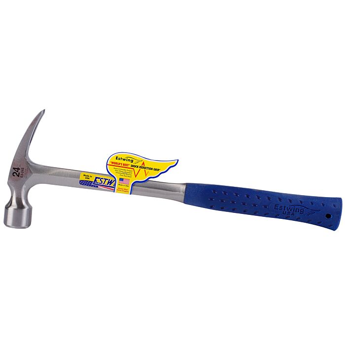 Estwing 24 oz Steel Silver Framing Hammer